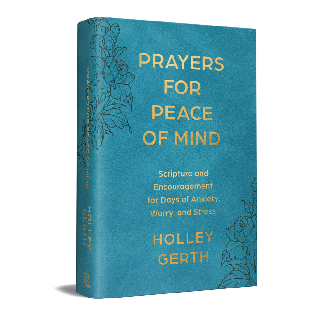 Gerth, Prayers for Peace of Mind Devotional Book Cover
